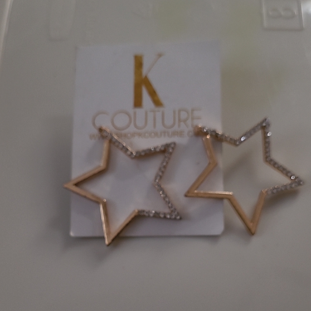 Gold Star Earrings